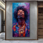 Slika JIMI HENDRIX - Eksplozija harmonije | 100 % izvirni akril poslikan